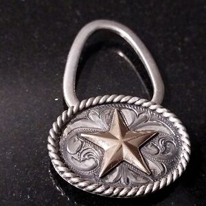 VOGT Sterling Silver And Gold Key Ring
